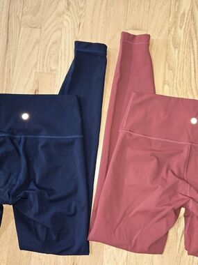 lululemon athletica High-Rise Leggings Duo - Navy & Dusty Rose